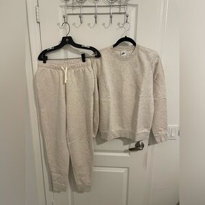 Nike Cream Sweat Set